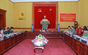 Ban soạn thảo, Tổ biên tập xây dựng Nghị định quy định việc xây dựng Công an xã, thị trấn chính quy họp phiên thứ hai