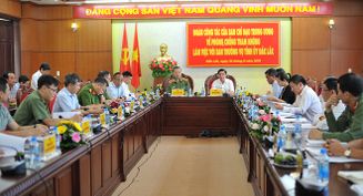Ban Chỉ đạo Trung ương về phòng, chống tham nhũng làm việc tại tỉnh Đắk Lắk