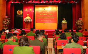 Bộ Công an tổ chức Lễ Mít tinh hưởng ứng Ngày Pháp luật năm 2019