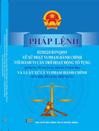 Tờ gấp pháp luật phổ biến về Pháp lệnh xử phạt vi phạm hành chính đối với hành vi cản trở hoạt động tố tụng