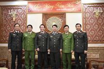 Thứ trưởng Bùi Văn Nam kiểm tra công tác đảm bảo an ninh, trật tự Tết Nguyên đán 2020 của Công an tỉnh Ninh Bình