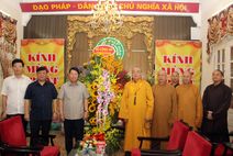 Bộ Công an chúc mừng tăng ni, phật tử Giáo hội Phật giáo Việt Nam nhân mùa Phật đản