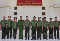 Lãnh đạo Bộ Công an làm việc tại Cà Mau