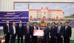 Bộ Công an Việt Nam hỗ trợ 50.000 USD khắc phục hậu quả vỡ đập thủy điện tại Lào