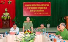 Thứ trưởng Nguyễn Văn Thành kiểm tra công tác tại Công an tỉnh Bà Rịa - Vũng Tàu