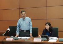 Bộ trưởng Tô Lâm thảo luận tại Tổ về Luật Thi hành án hình sự (sửa đổi)