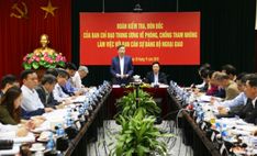 Kiểm tra công tác phòng, chống tham nhũng tại Bộ Ngoại giao