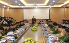 Đoàn kiểm tra số 1 Bộ Công an kiểm tra công tác tại Công an thành phố Hà Nội