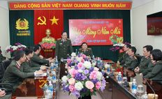 Thứ trưởng Nguyễn Văn Thành kiểm tra công tác tại Công an các đơn vị, địa phương