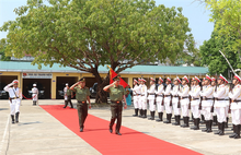 Đoàn công tác Bộ Công an làm việc tại Công an tỉnh Quảng Ngãi