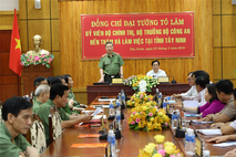 Bộ trưởng Tô Lâm thăm và làm việc tại tỉnh Tây Ninh