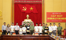 Bộ Công an gặp mặt các con thương binh, liệt sỹ Công an nhân dân được đi thăm quan, nghỉ dưỡng tại Liên bang Nga