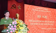 Triển khai Đề án “Bố trí Công an chính quy đảm nhiệm các chức danh Công an xã trên địa bàn tỉnh Thanh Hóa”