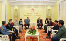 Thứ trưởng Nguyễn Văn Thành tiếp Liên minh Thực thi pháp luật Hoa Kỳ và Hiệp hội Tư lệnh Cảnh sát quốc tế