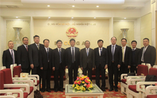 Lãnh đạo Bộ Công an tiếp khách quốc tế