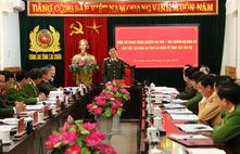 Thứ trưởng Nguyễn Văn Sơn kiểm tra công tác tại Công an tỉnh Lai Châu