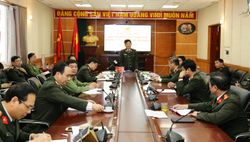 Thứ trưởng Nguyễn Văn Sơn kiểm tra công tác thông tin, tuyên truyền phòng, chống dịch tại Cục Truyền thông Công an nhân dân