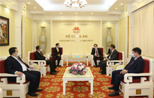 Thứ trưởng Nguyễn Văn Thành tiếp Trưởng Cơ quan đại diện Bộ An ninh Lào tại Việt Nam