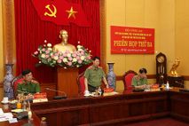Tiểu ban An ninh, trật tự đại hội đảng bộ các cấp và Đại hội lần thứ XIII của Đảng tổ chức phiên họp lần thứ ba