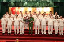 Thứ trưởng Lê Quý Vương dự, phát biểu chỉ đạo tại Đại hội đại biểu Đảng bộ Văn phòng Cơ quan Cảnh sát điều tra lần thứ XIV