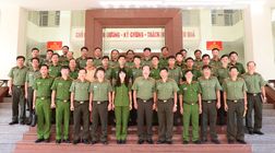 Thứ trưởng Nguyễn Văn Thành thăm, làm việc tại Công an tỉnh Hà Tĩnh