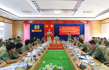 Thứ trưởng Trần Quốc Tỏ làm việc với Công an tỉnh Quảng Ninh