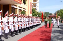 Bộ trưởng Tô Lâm thăm và làm việc tại Trường Cao đẳng Cảnh sát nhân dân I