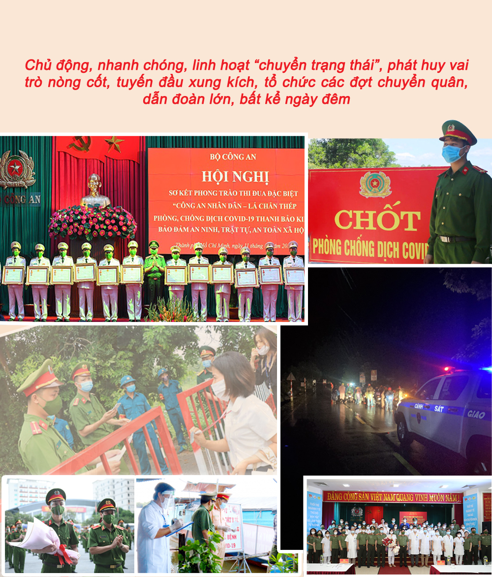 Những dấu ấn nổi bật của lực lượng Công an nhân dân năm 2021