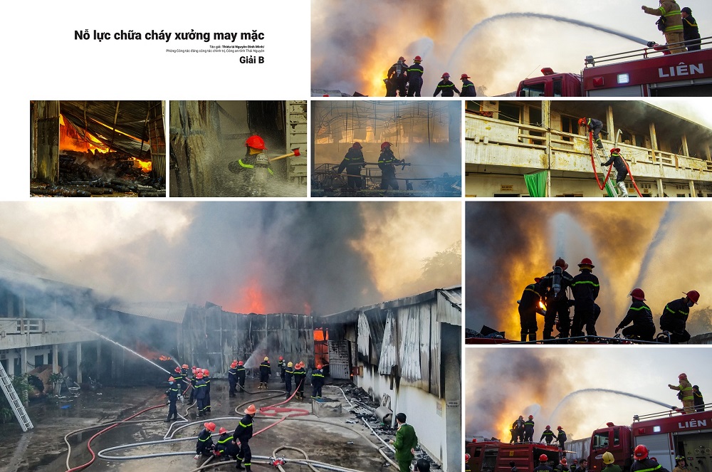 Nỗ lực chữa cháy xưởng may mặc