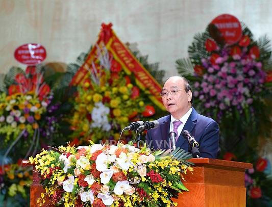 Thủ tướng Chính phủ Nguyễn Xuân Phúc phát biểu tại Lễ Kỷ niệm.