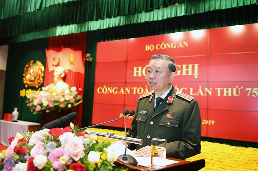 Bộ trưởng Tô Lâm phát biểu khai mạc Hội nghị.