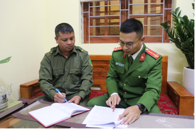 Tổ trưởng Tổ bảo vệ an ninh, trật tự hết lòng với công việc