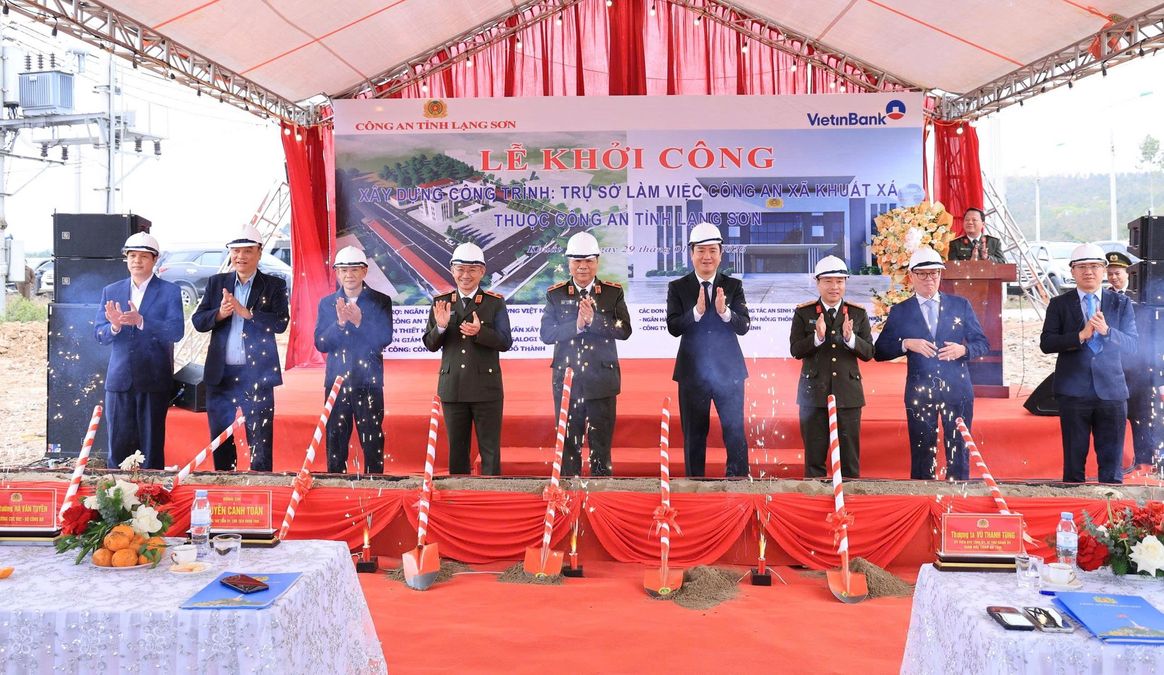 Lạng Sơn: Khởi công xây dựng trụ sở làm việc Công an xã kiểu mẫu đầu tiên trên cả nước