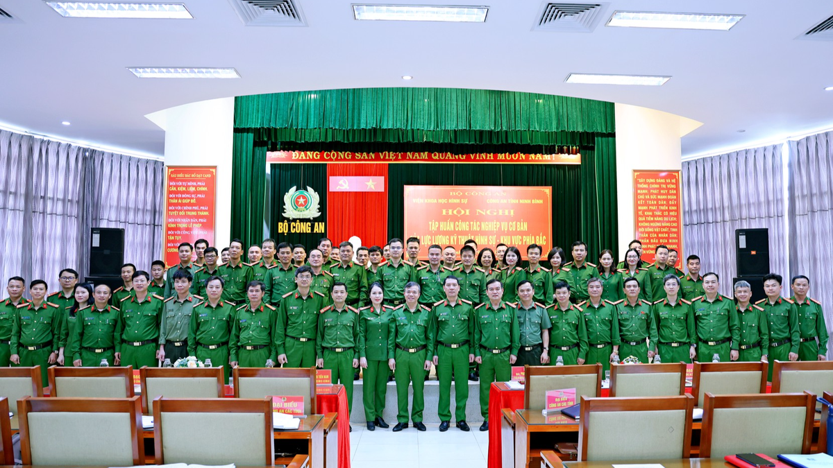 Tập huấn công tác nghiệp vụ cho lực lượng Kỹ thuật hình sự Công an nhân dân khu vực phía Bắc