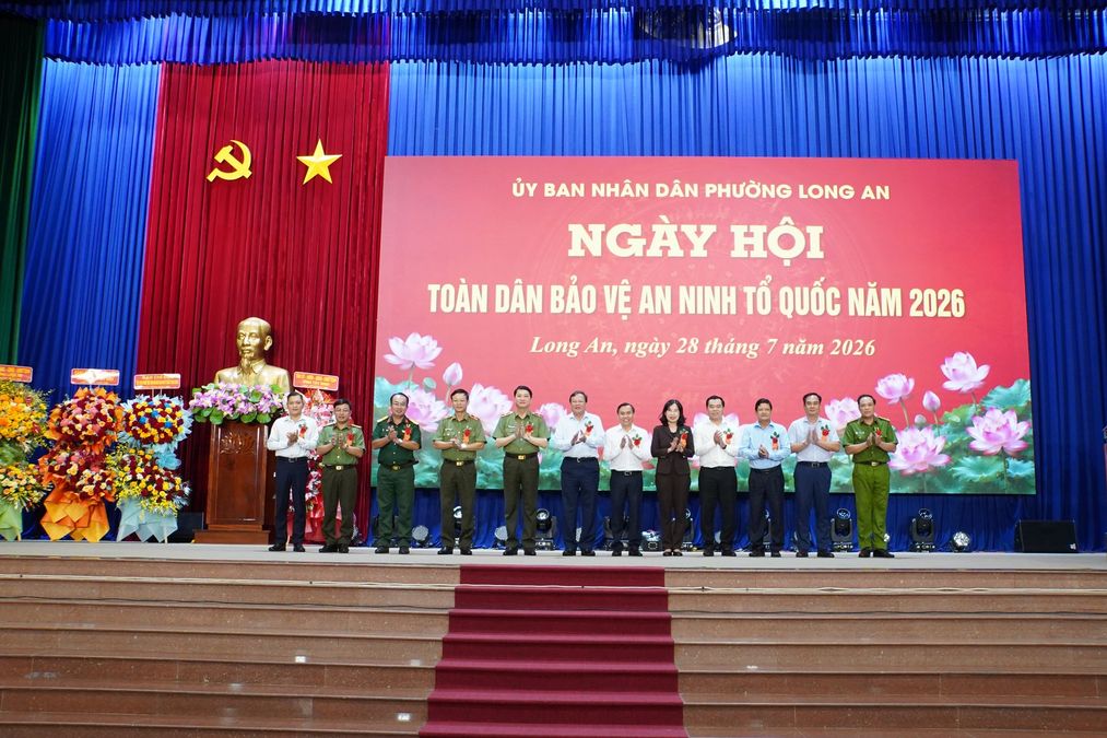 Tây Ninh: Phường Long An tổ chức điểm Ngày hội Toàn dân bảo vệ an ninh Tổ quốc năm 2026