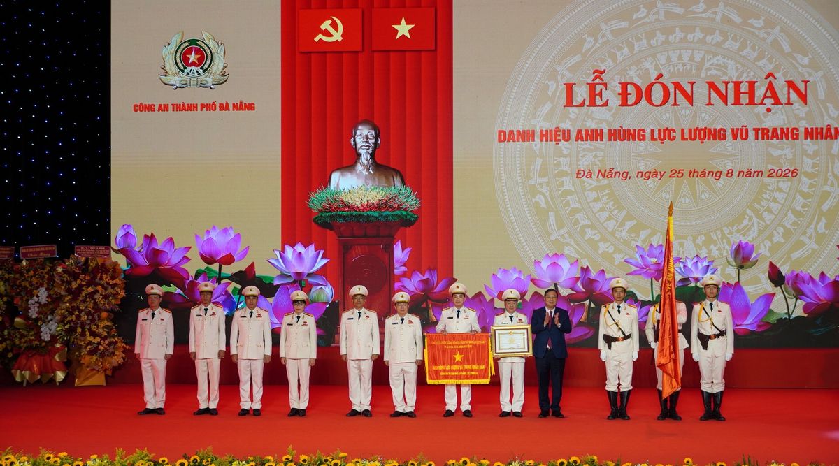 Công an TP Đà Nẵng long trọng tổ chức Lễ đón nhận danh hiệu “Anh hùng  Lực lượng vũ trang nhân dân”