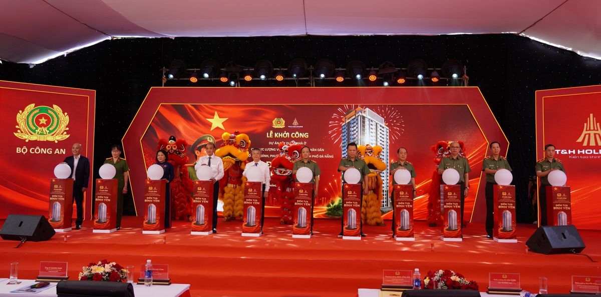 Lễ khởi công dự án nhà ở cho lực lượng Công an nhân dân tại Đà Nẵng