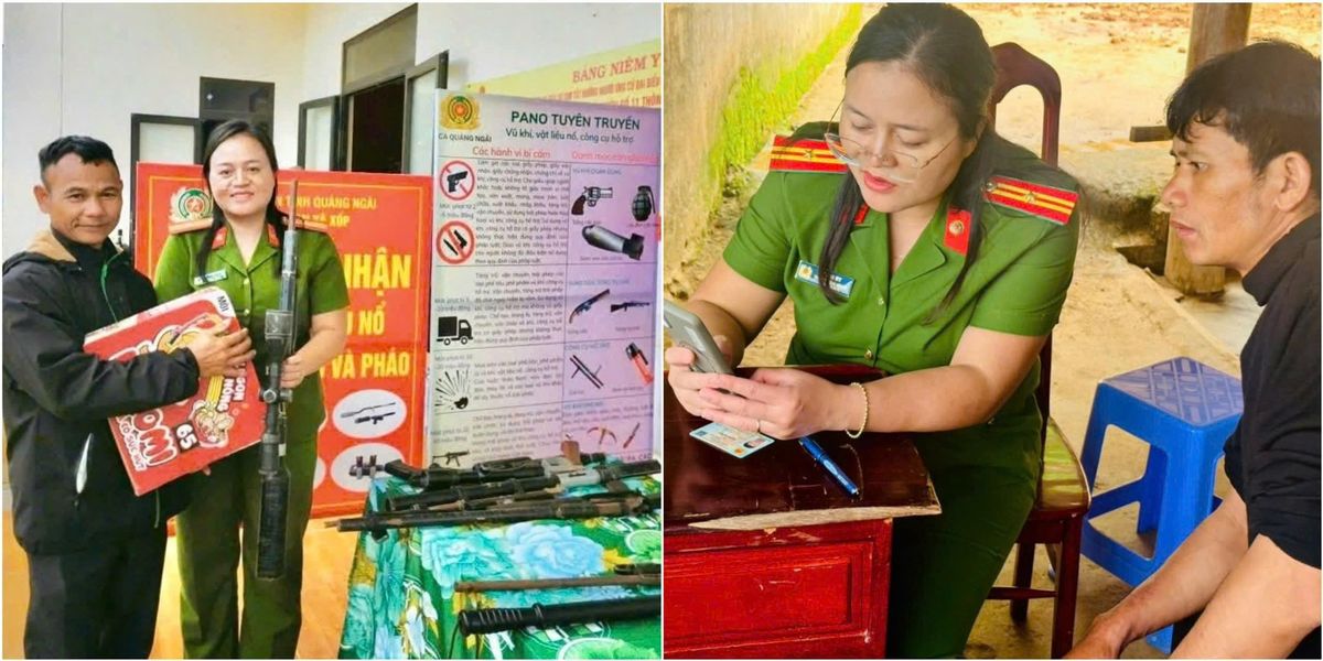 Nữ Trưởng Công an xã gần dân, vì Nhân dân phục vụ
