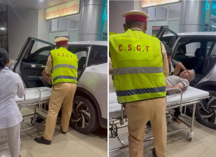 Mở đường 30 km trong đêm, Cảnh sát giao thông Lâm Đồng đưa bệnh nhân nguy kịch đi cấp cứu