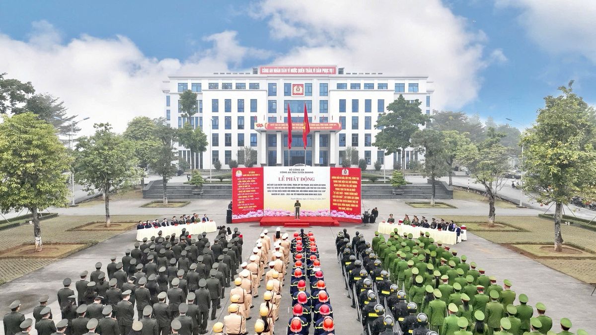 Tuyên Quang: Quyết tâm trấn áp tội phạm, bảo vệ Đại hội Đảng toàn quốc lần thứ XIV và Tết Nguyên đán Bính Ngọ 2026