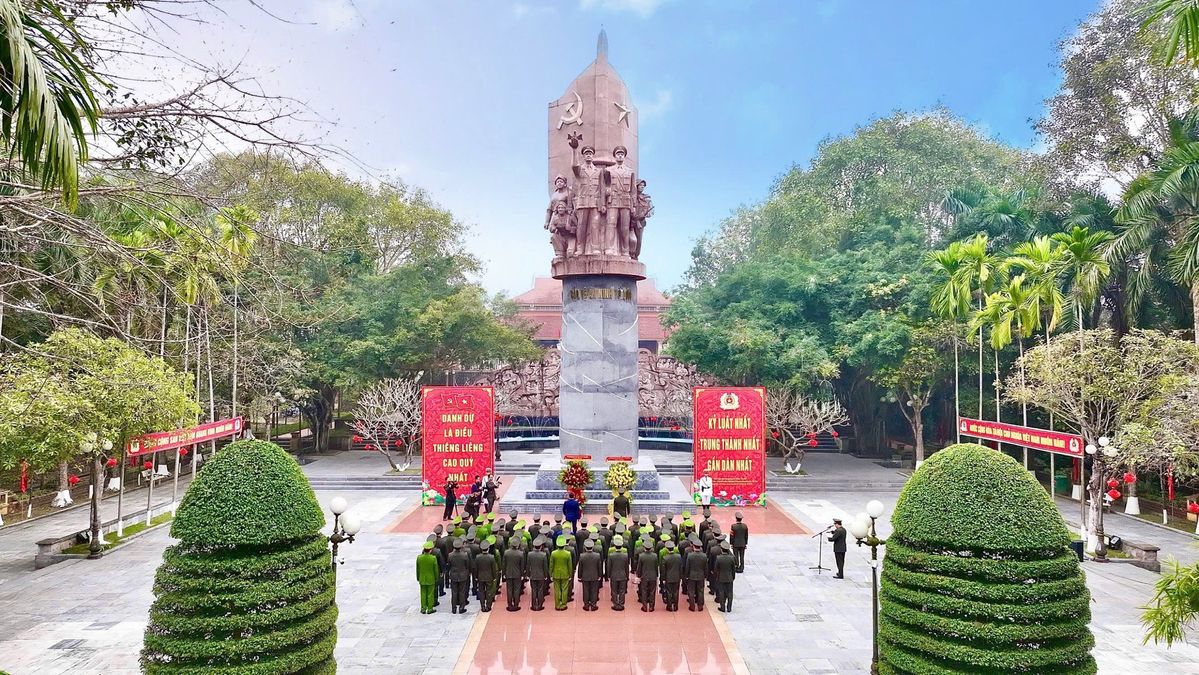 Đảng ủy Công an Trung ương, Bộ Công an dâng hương tại Khu Di tích lịch sử Nha Công an Trung ương