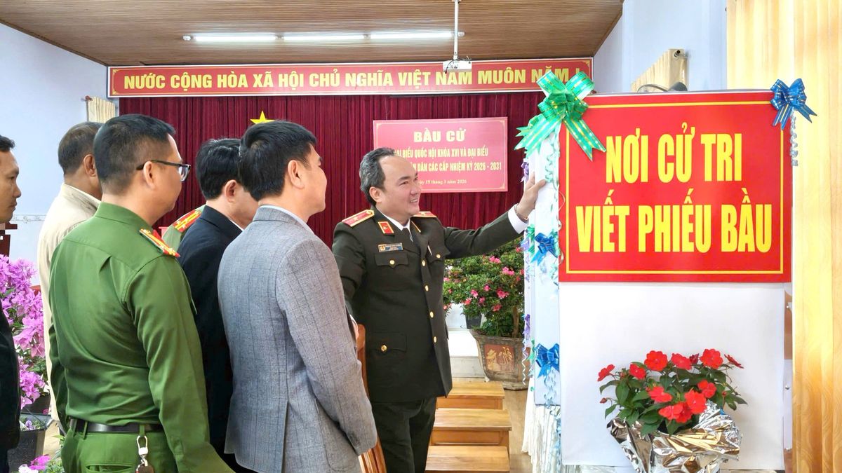 Kiểm tra toàn diện công tác bảo đảm an ninh, an toàn bầu cử trên địa bàn tỉnh Lâm Đồng