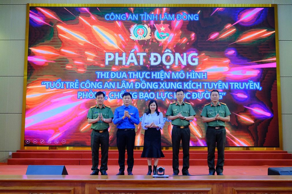 Phát động Mô hình “Tuổi trẻ Công an Lâm đồng xung kích tuyên truyền, phòng chống bạo lực học đường”