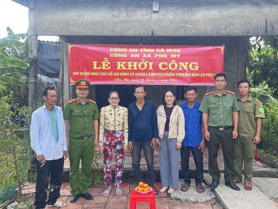 Cà Mau: Tăng tốc xây dựng mái ấm nghĩa tình trong tháng Tư lịch sử