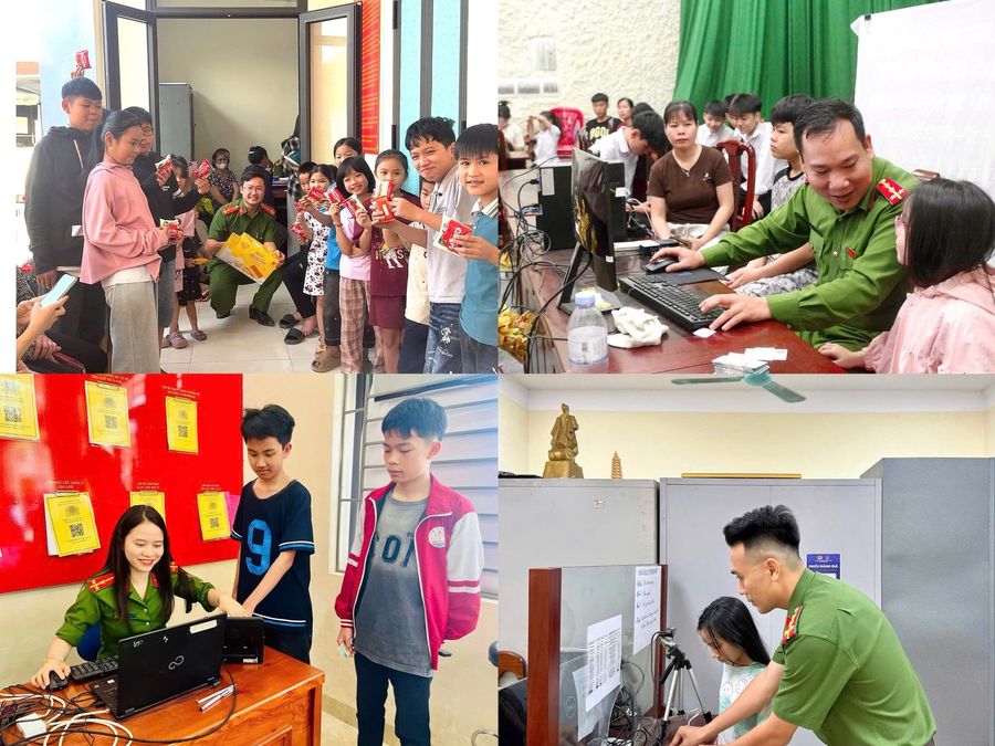 Bắc Ninh: Những khoảnh khắc đẹp tại các điểm cấp căn cước trong dịp nghỉ lễ