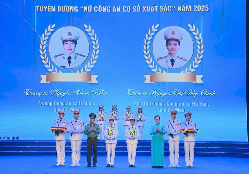 Vinh danh 02 nữ Công an cơ sở tiêu biểu của tỉnh Cà Mau