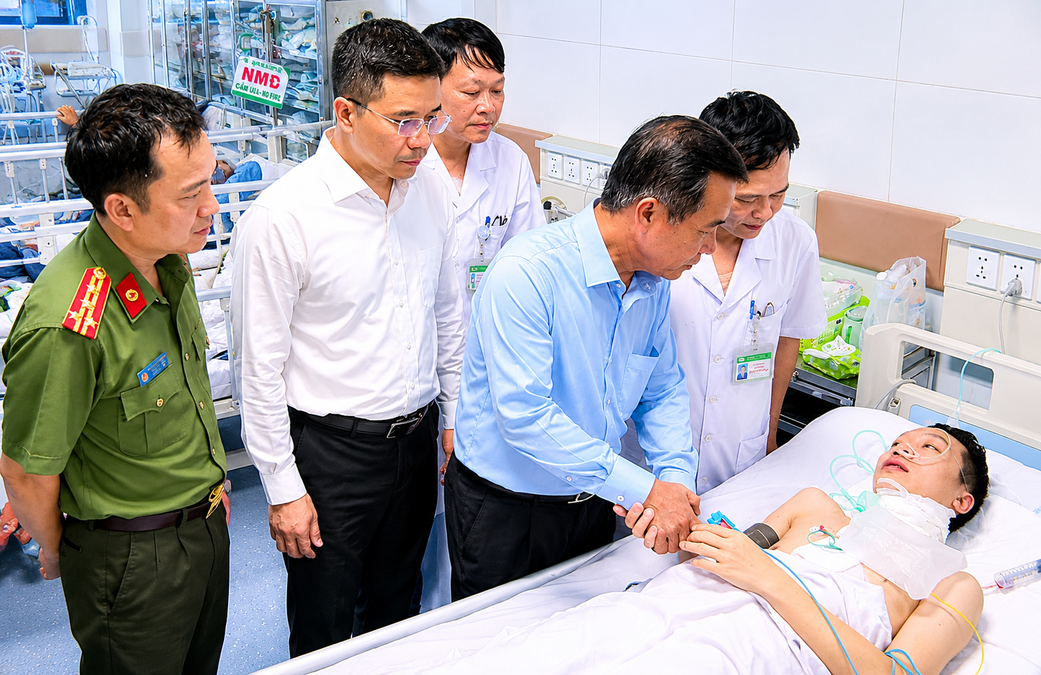 Một cán bộ Cảnh sát phòng chống ma tuý Công an tỉnh Thanh Hóa bị thương khi làm nhiệm vụ