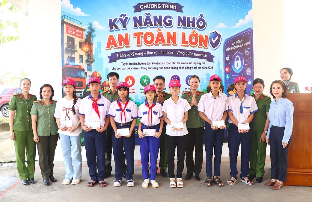 Công an tỉnh Cà Mau lan tỏa yêu thương, chung tay bảo vệ trẻ em từ những hành động thiết thực