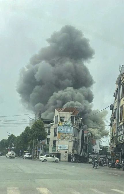 Hà Nội: Thông tin vụ cháy tại Công ty TNHH Sản xuất nhông đĩa xe máy Việt Nhật