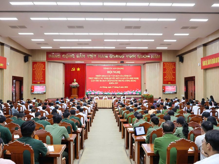 An Giang: Triển khai chương trình hành động thực hiện các Nghị quyết Trung ương 3 khóa XIV 